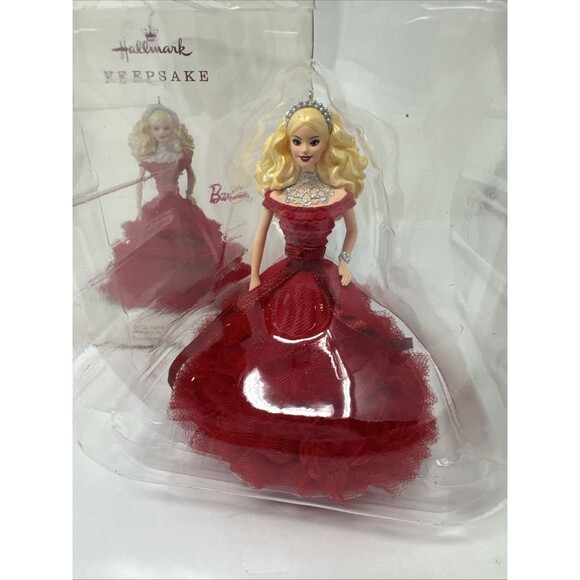 Hallmark Keepsake Holiday Barbie 4th in Series Ornament 2018 - Picture 2 of 7